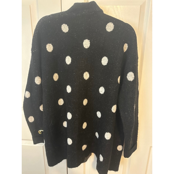 45th & 3rd Sweaters - 45th & 3rd Cardigan Women's Large Black and White